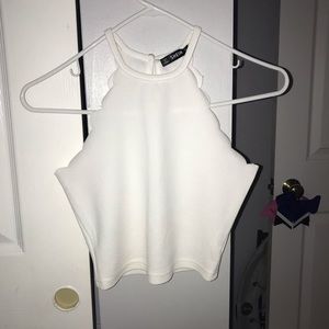scallop crop top